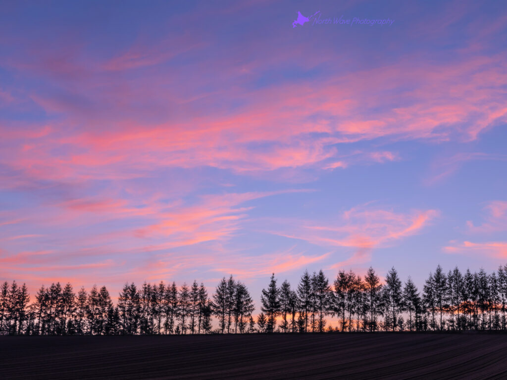 Early-autumn-sky-with-a-morning-glow-for-ipadpro-wallpaper